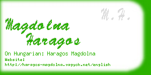 magdolna haragos business card